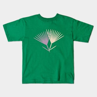 Abstract papyri flowers in pattern Kids T-Shirt